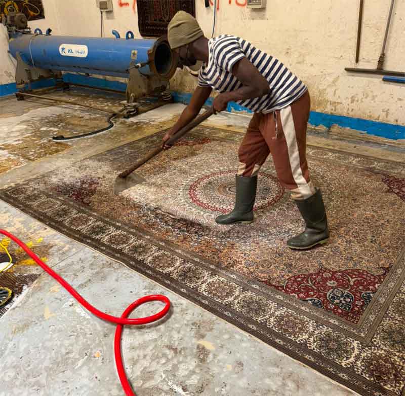 Nettoyage de tapis - L'Atelier ALSACETAPIS  sur Strasbourg (67) et les alentours : Dépoussiérage, déssablage, fixation des couleurs des tapis anciens, nettoyage artisanal de tapis à la main, désinfection naturelle, séchage contrôlé, Inspection finale .  Rénovation de tapis après les dégâts des animaux, mites ...  Intervention sur sur Strasbourg (67) et les alentours. L'Atelier Alsacetapis